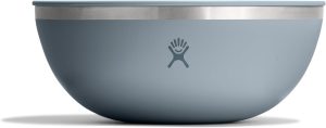 Hydro Flask Outdoor Insulated Serving Bowl ?C Stainless Steel Food Container with Lid ?C Camping Kitchen Essentials ?C 1 Qt Bowl Shale Gray